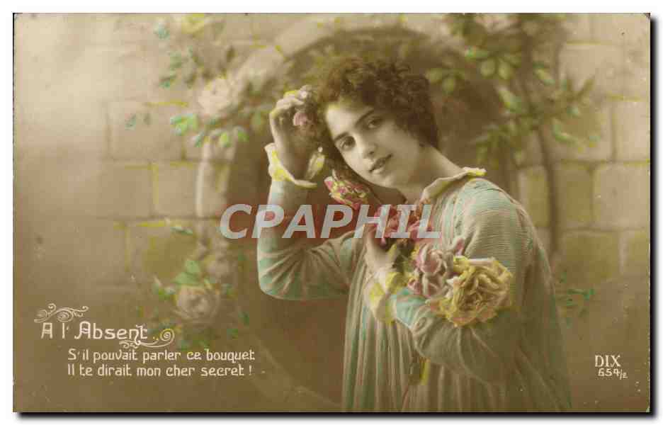 CPA Fantaisie Femme