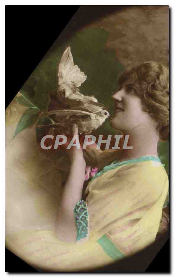 CPA Fantaisie Femme Messageries d'amour