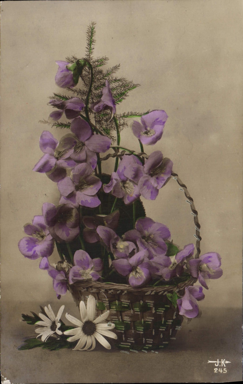 CPA Fantaisie Fleurs