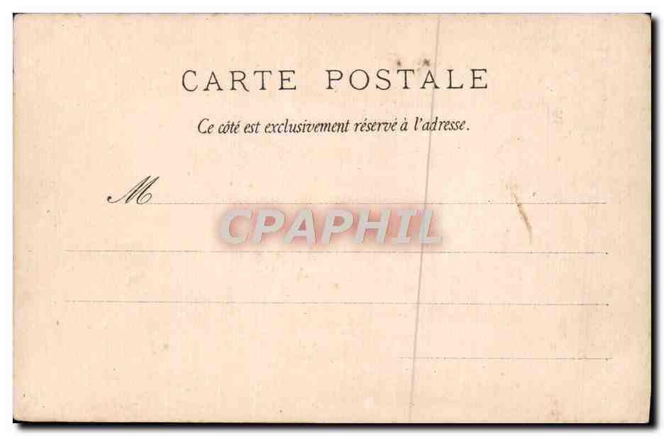 CPA Fantaisie La chaise a porteurs — Reverso