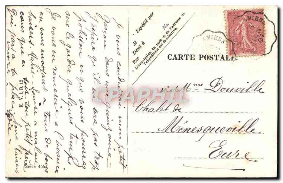 CPA Fantaisie Enfant Bebe — Rückseite