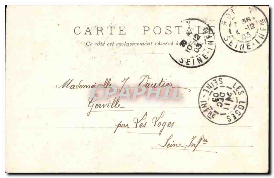 CPA Fantaisie Enfant — Rückseite