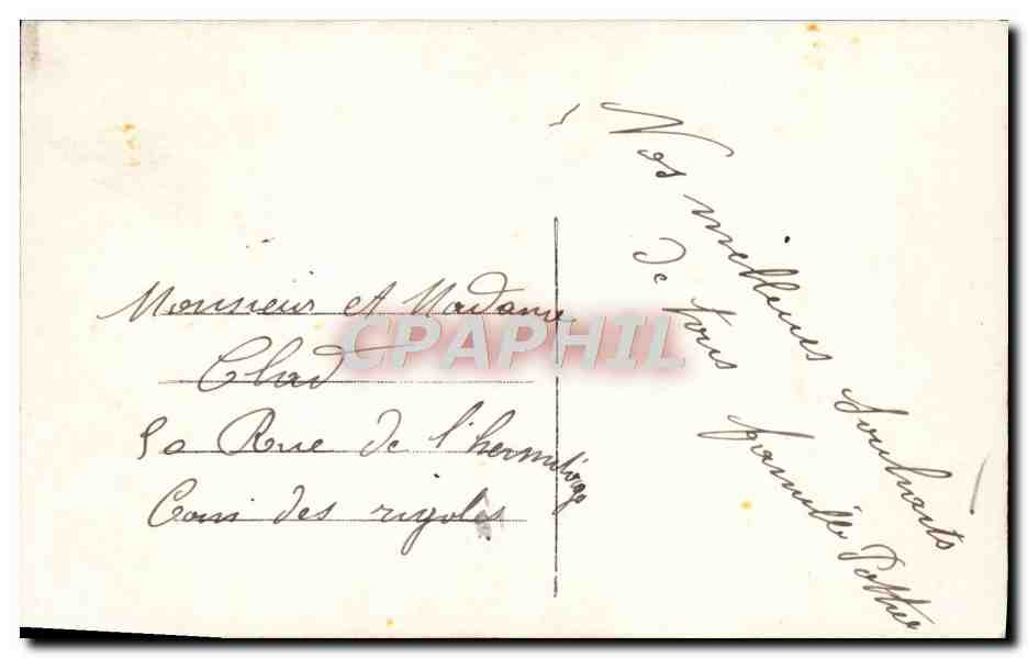 CPA Fantaisie Enfant Poupee — Rückseite