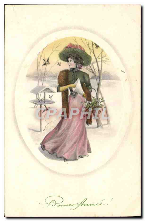 CPA Fantaisie Femme 