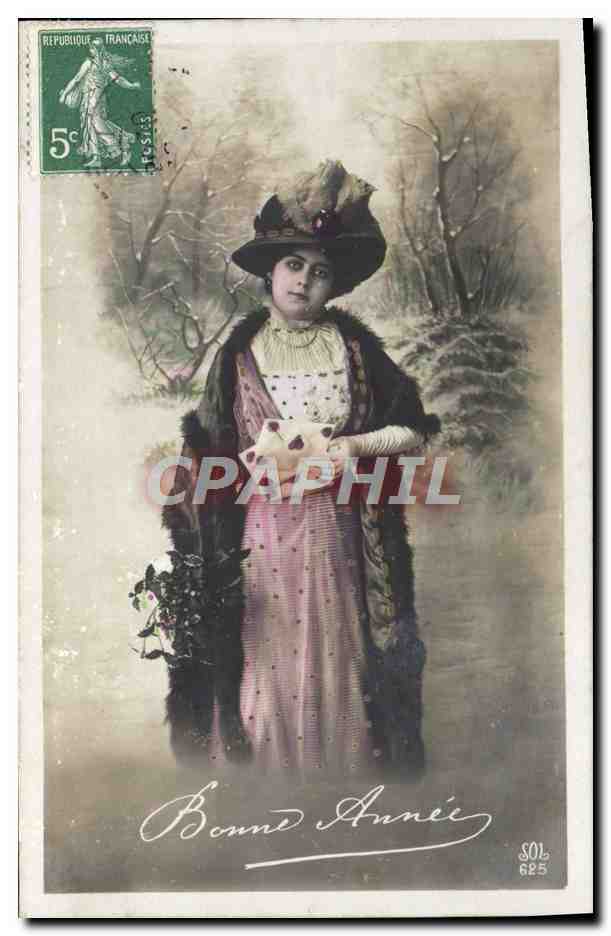 CPA Fantaisie Femme 