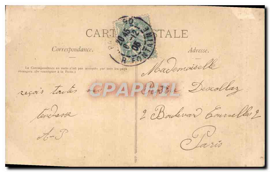 Mamá y pequeño pájaro — escena de vida — Tarjeta postal editada por Carte Postale Stale — Reverso