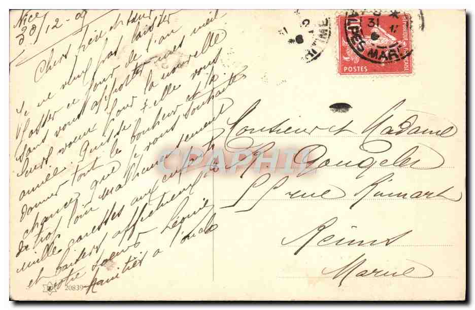 CPA Fantaisie Femmes — Rückseite