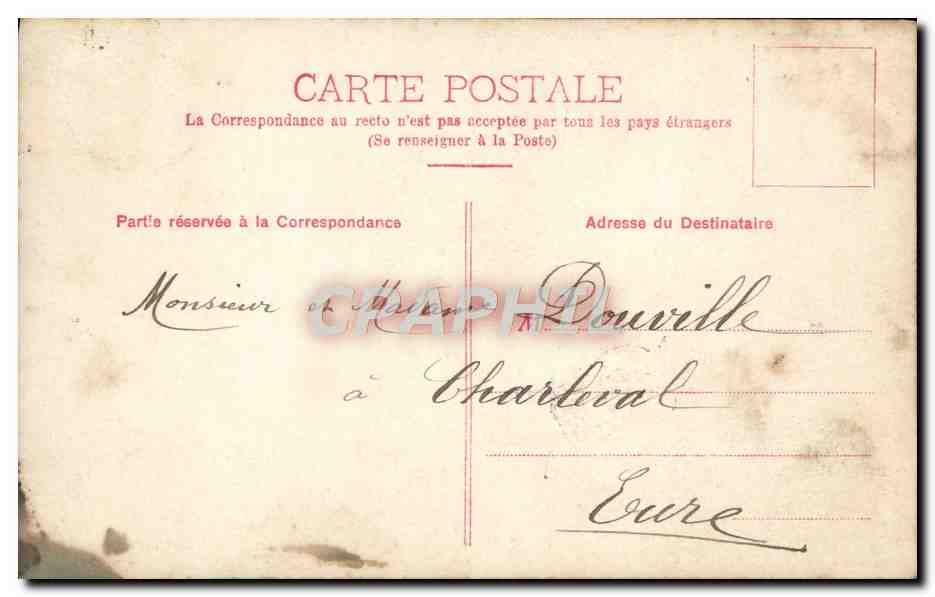 CPA Fantaisie Enfant Lune — Rückseite