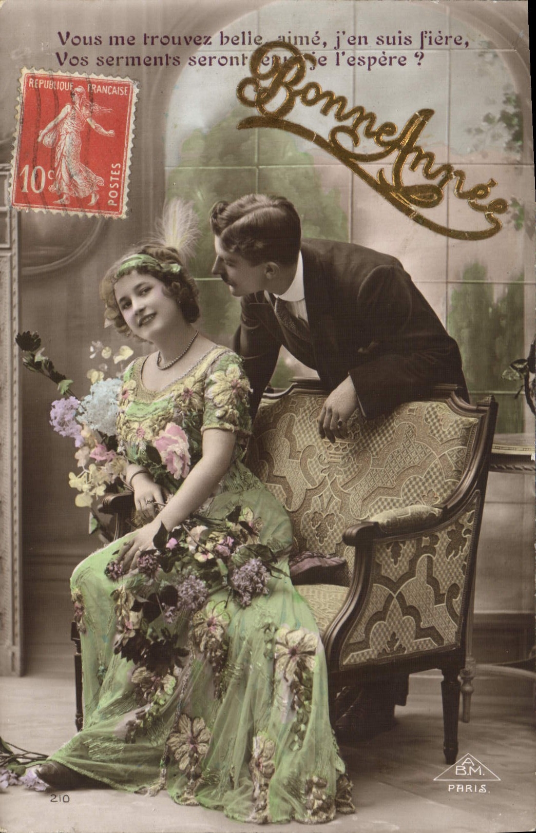 CPA Fantaisie Femme 