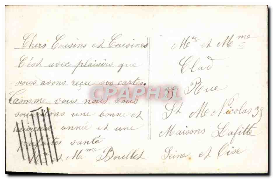 CPA Fantaisie Femme  — Back