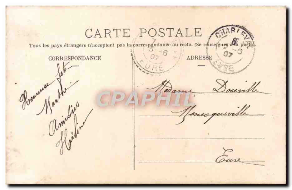 CPA Fantaisie Enfants — Verso
