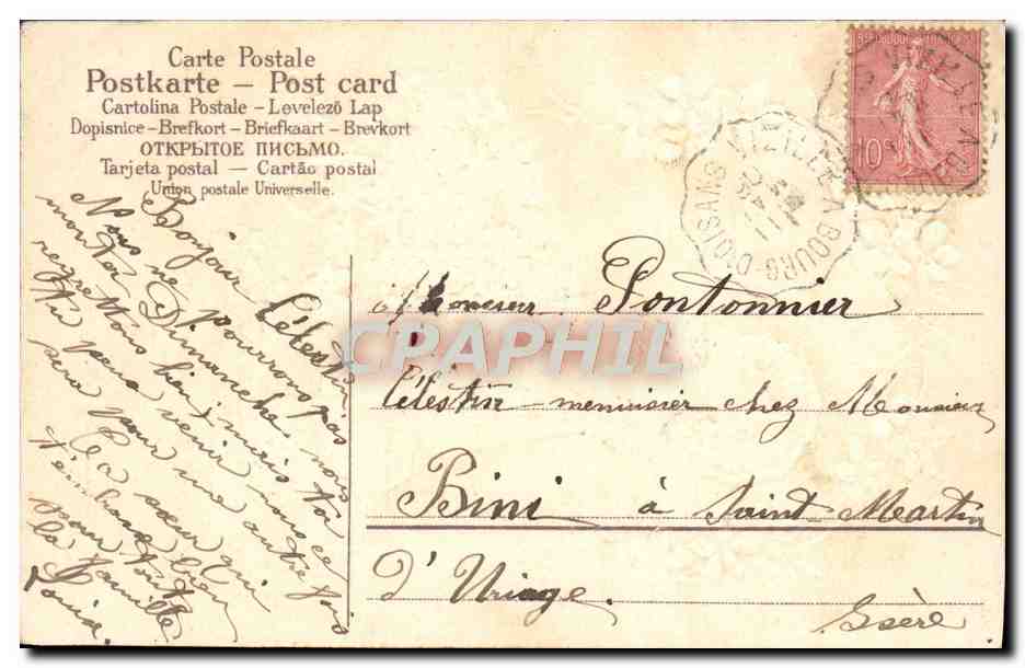 CPA Fantaisie Enfant — Rückseite