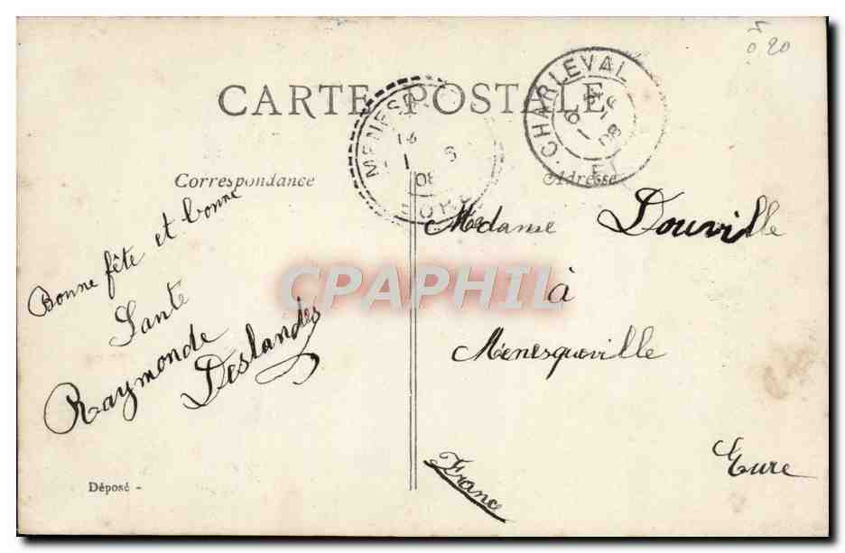 CPA Fantaisie Enfant — Rückseite