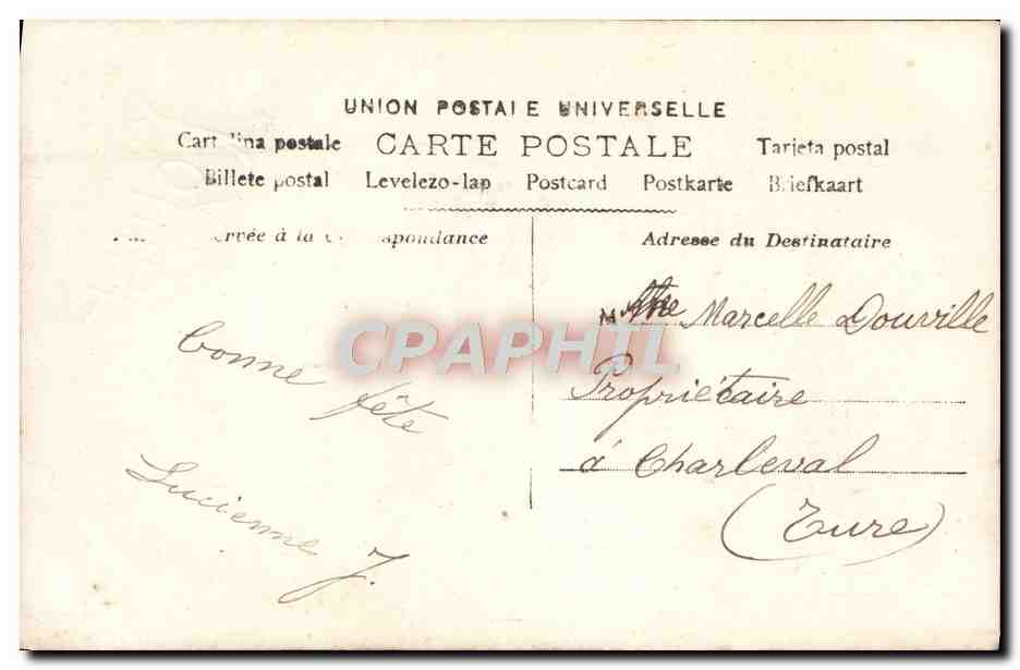 CPA Fantaisie Enfant — Rückseite