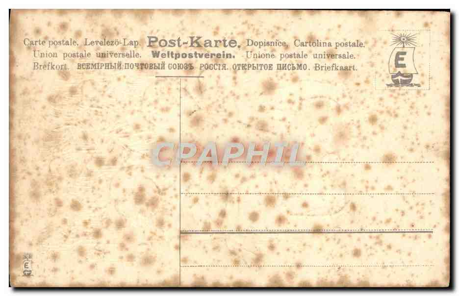 CPA Fantaisie Enfants  — Verso