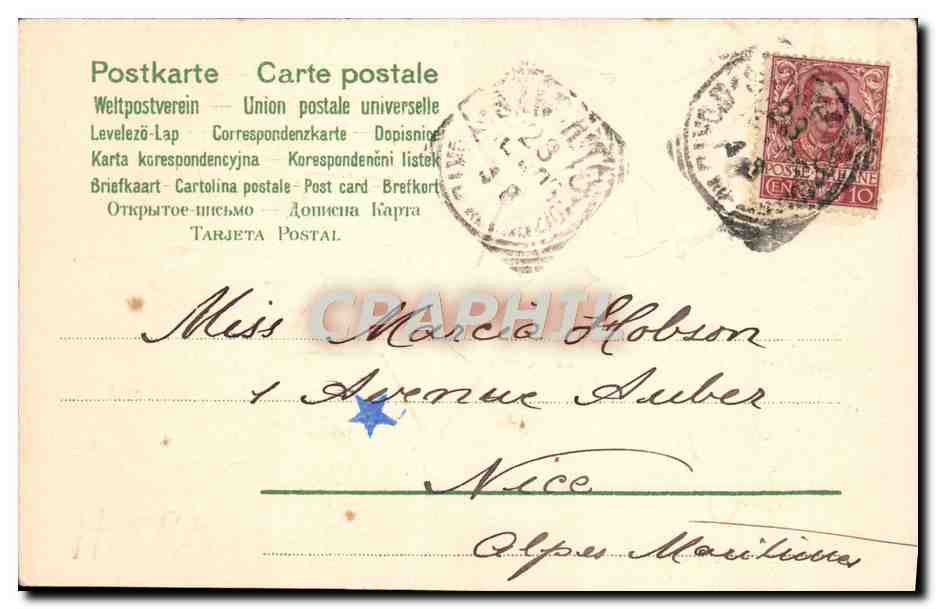 CPA Fantaisie Enfant Ange — Rückseite