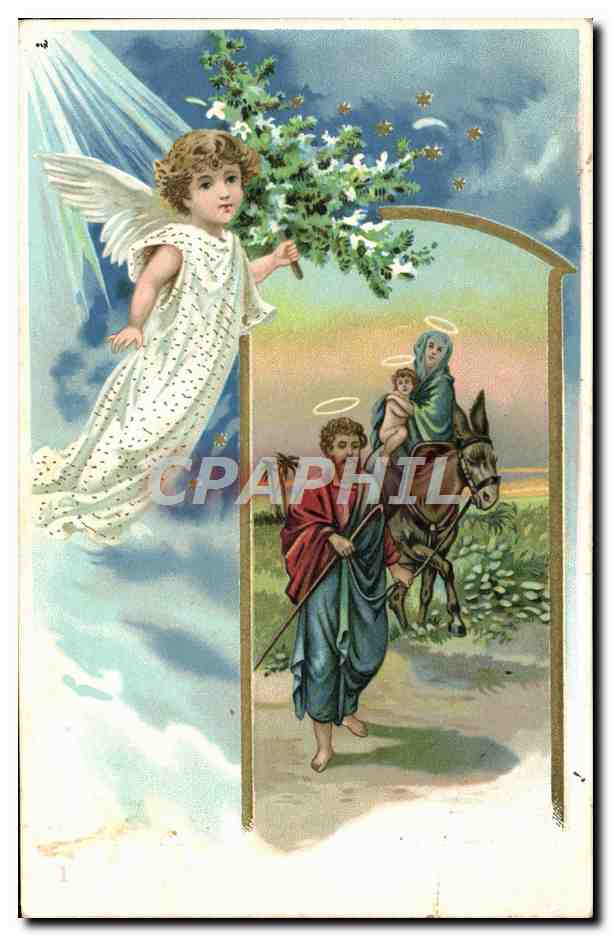 CPA Fantaisie Enfant Ange