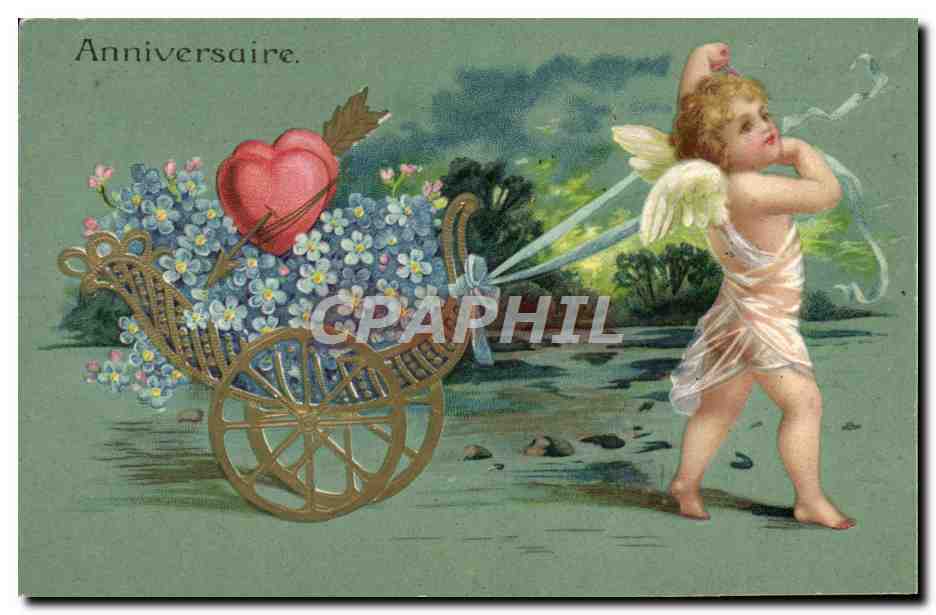 CPA Fantaisie Enfant Ange