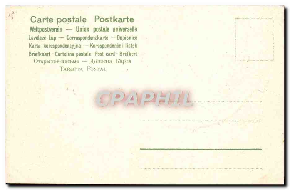 CPA Fantaisie Enfant Ange — Rückseite
