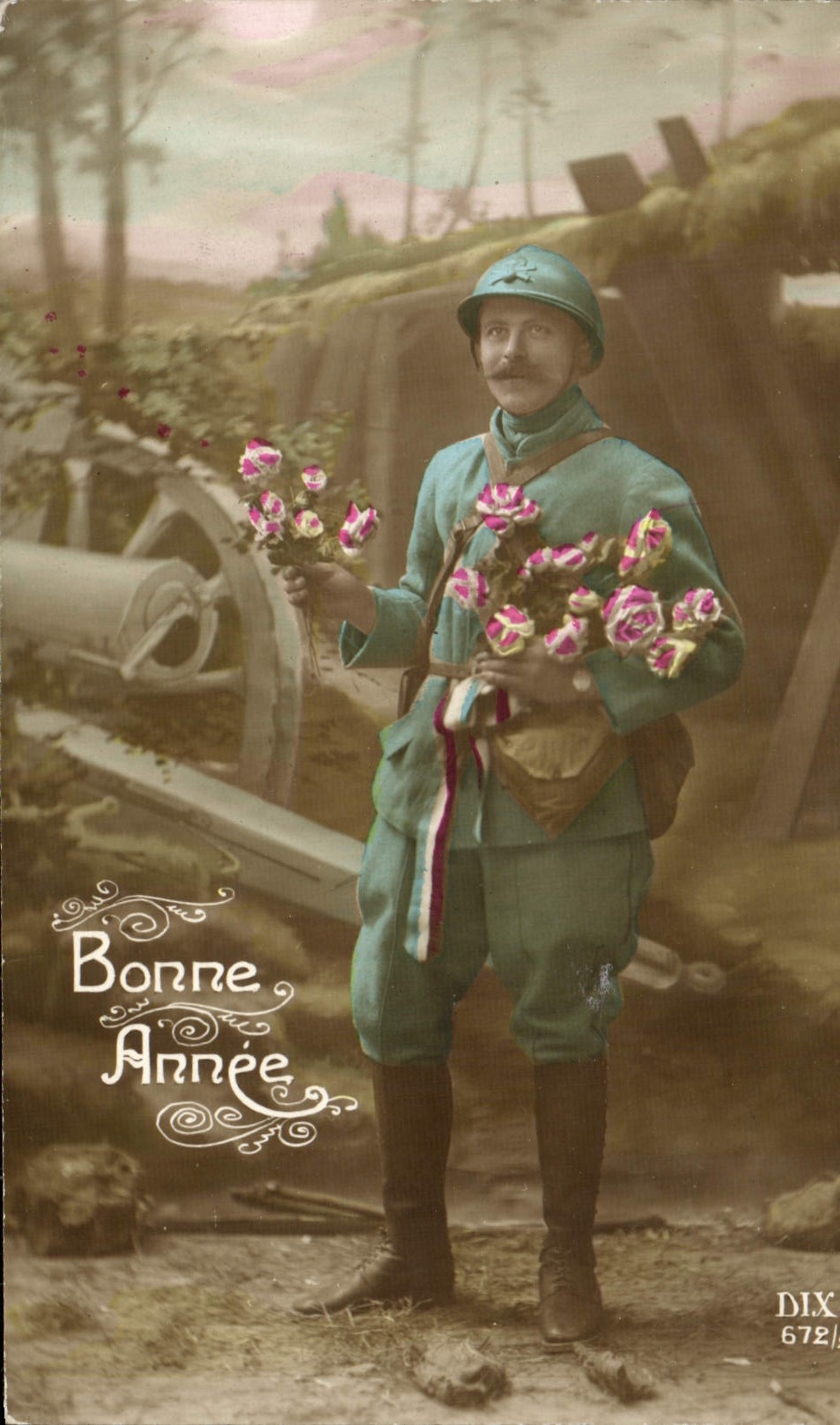 CPA Fantaisie Homme Soldat Militaria