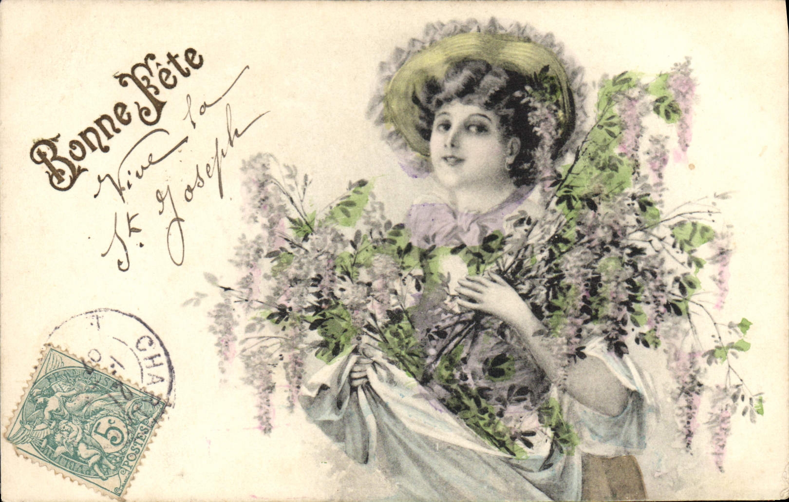 CPA Fantaisie Femme