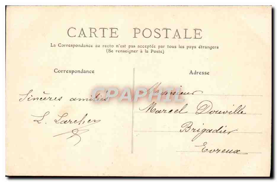 CPA Fantaisie Enfants — Rückseite