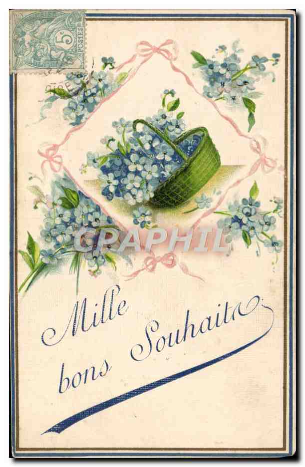 CPA Fantaisie Fleurs