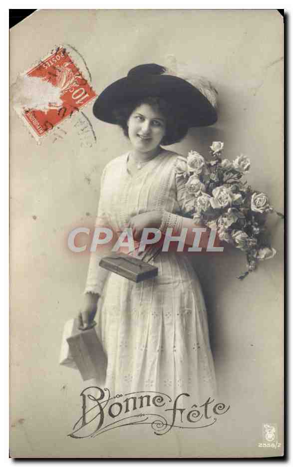 CPA Fantaisie Femme