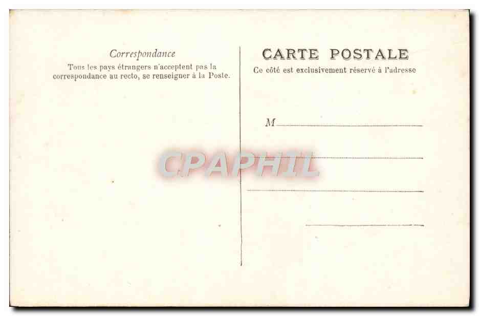 CPA Fantaisie Femme — Verso