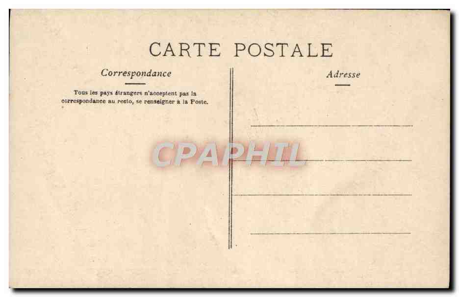 CPA Fantaisie Femme — Rückseite