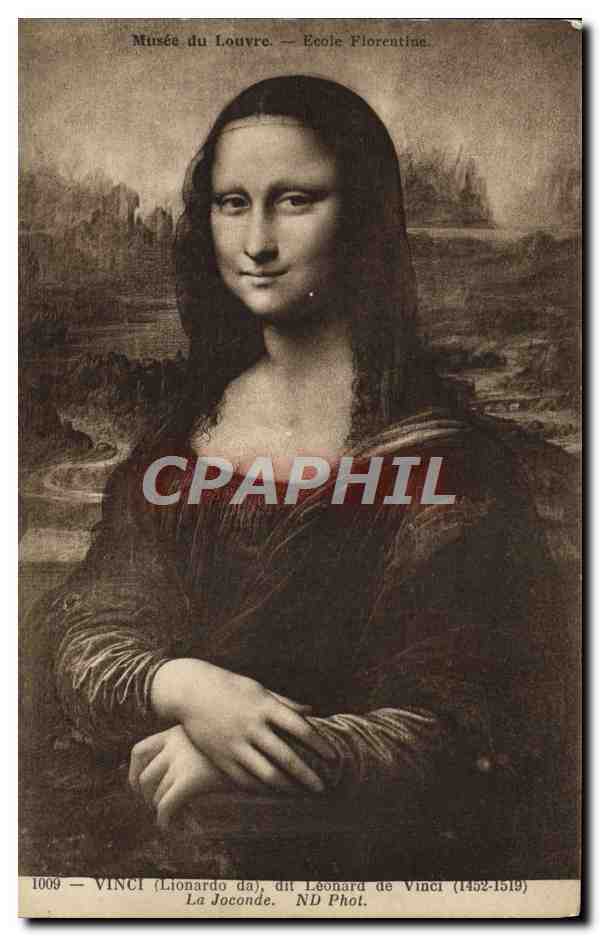 CPA Paris Musee du Louvre Leonard de Vinci Joconde 