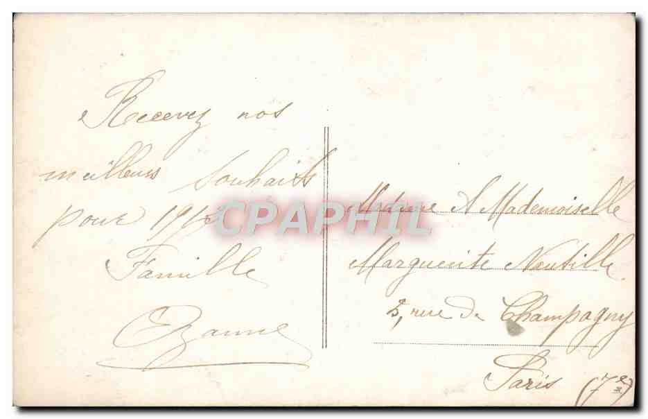 CPA Fantaisie Enfant — Rückseite