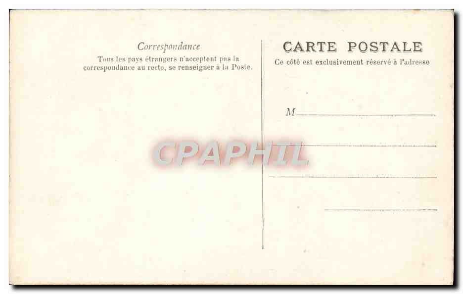 CPA Fantaisie Femme — Rückseite