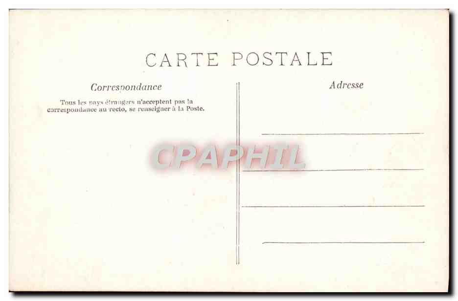 CPA Fantaisie Femme Avant de depart  — Verso