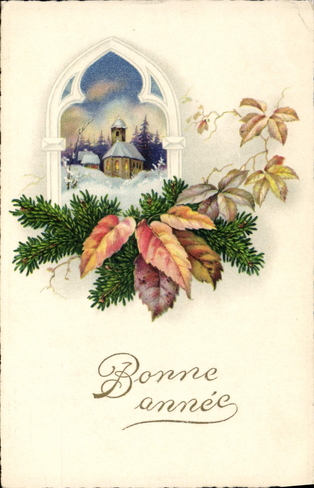 CPA Fantaisie Bonne annee