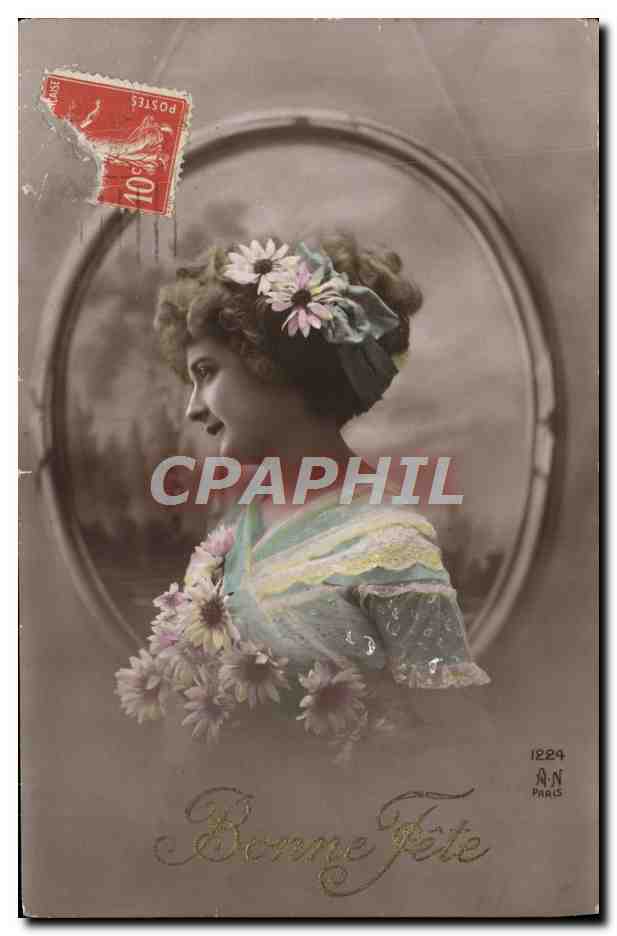 CPA Fantaisie Femme