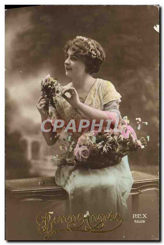 CPA Fantaisie Femme