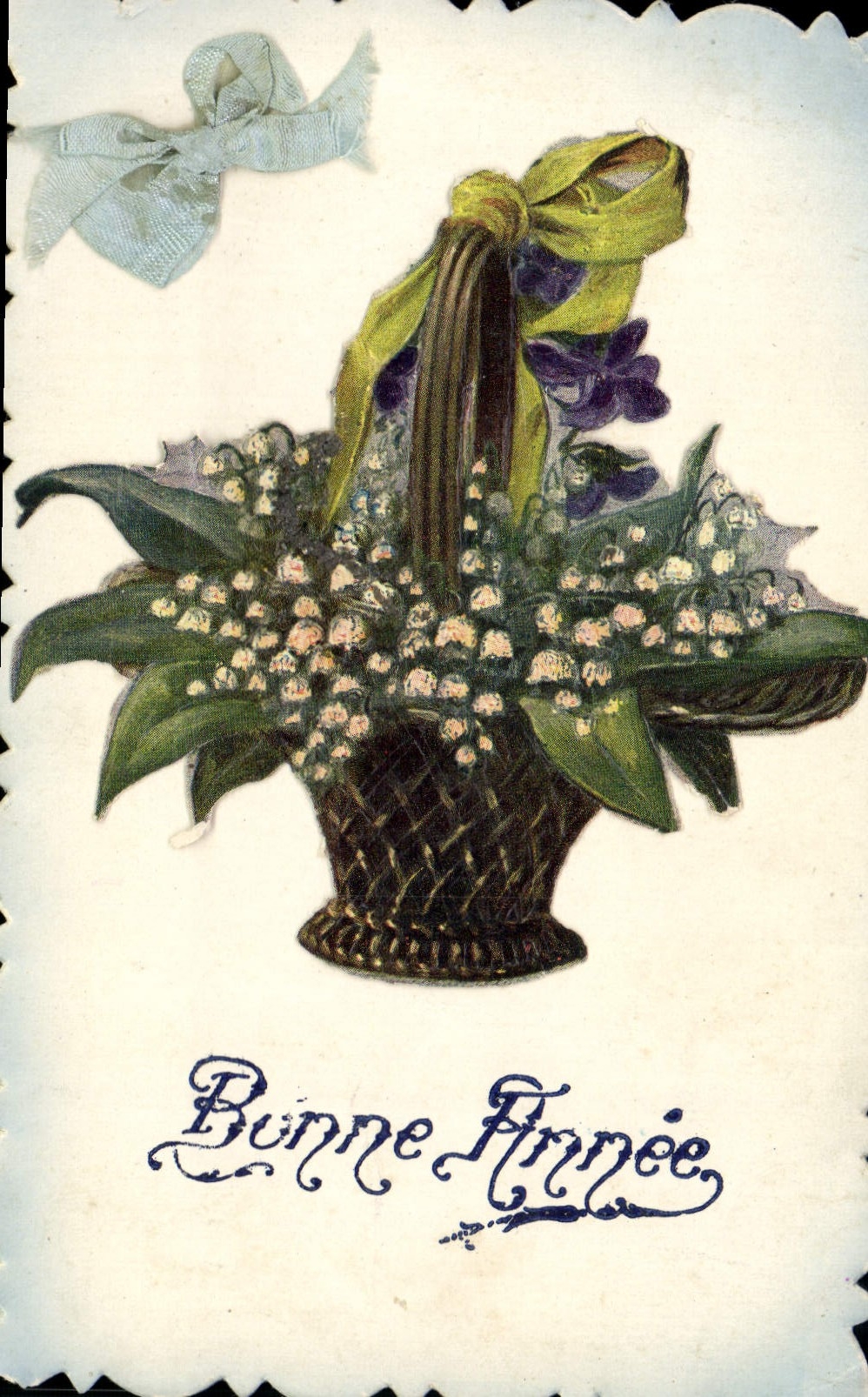 CPA Fantaisie Fleurs Muguet