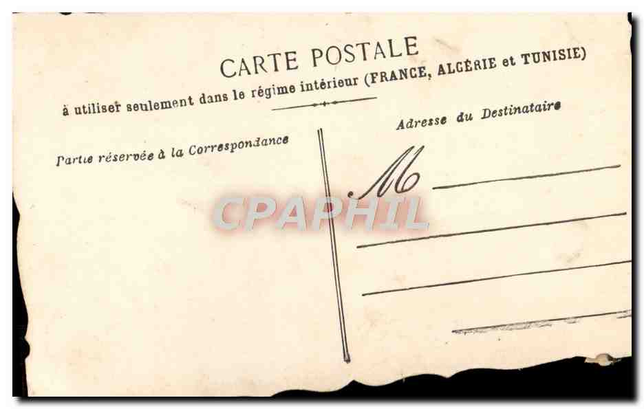 CPA Fantaisie Fer a cheval Hirondelle — Rückseite
