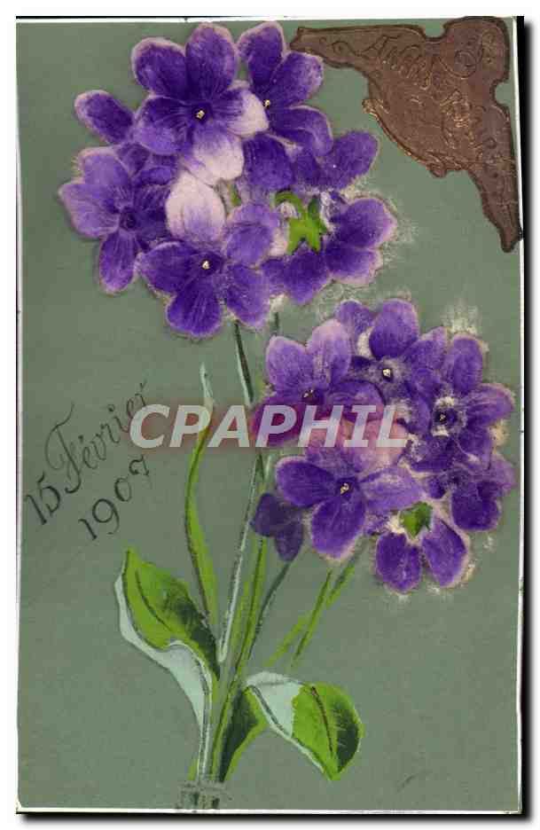 CPA Fantaisie Fleurs
