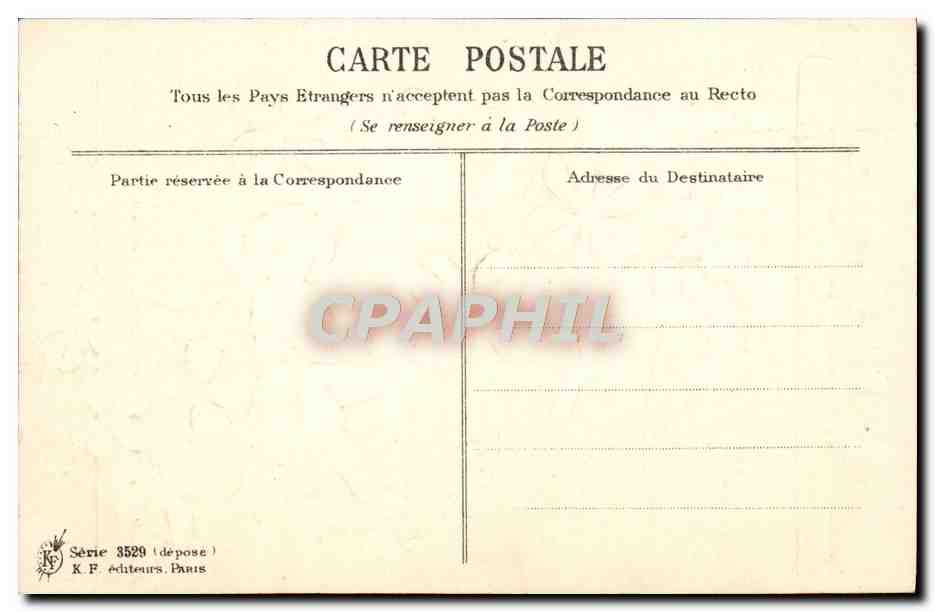 CPA Fantaisie Enfant Cle de Sol  — Rückseite