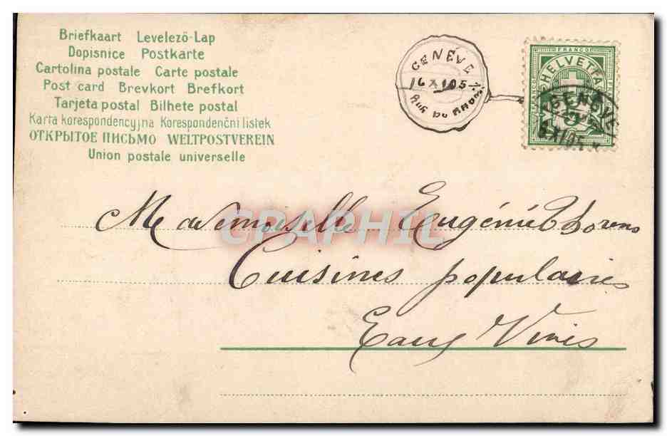 CPA Fantaisie Enfants — Rückseite