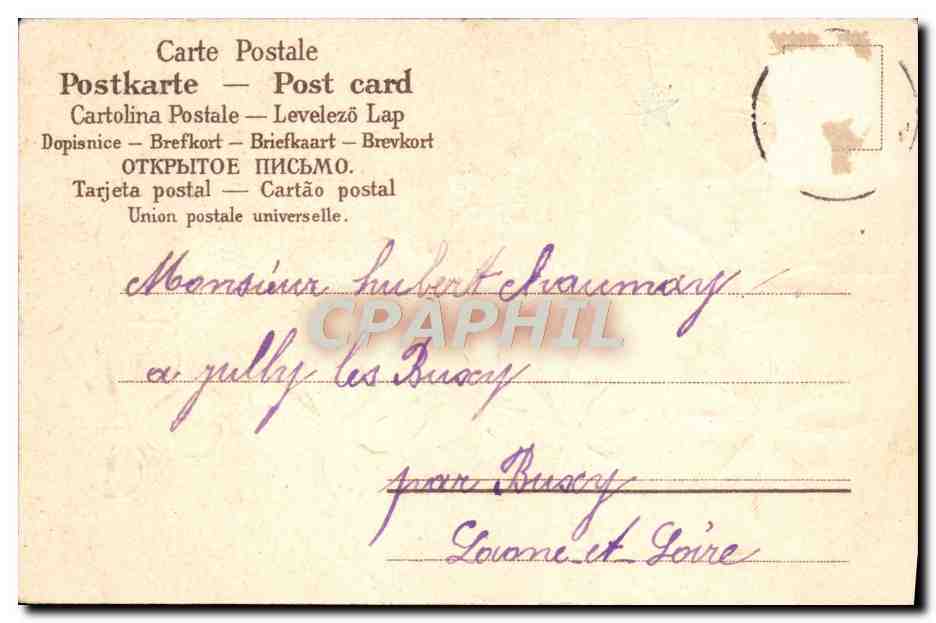 CPA Fantaisie Enfants Trefles — Rückseite