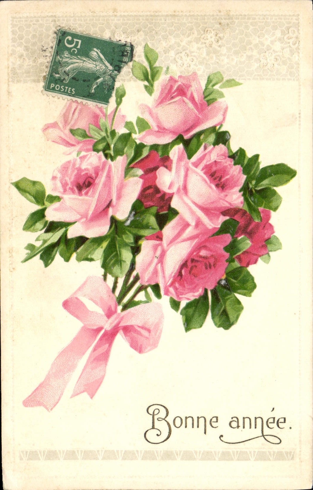 CPA Fantaisie Fleurs 