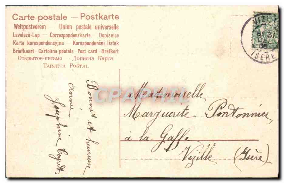 CPA Fantaisie Ange Anges Colombe  — Rückseite