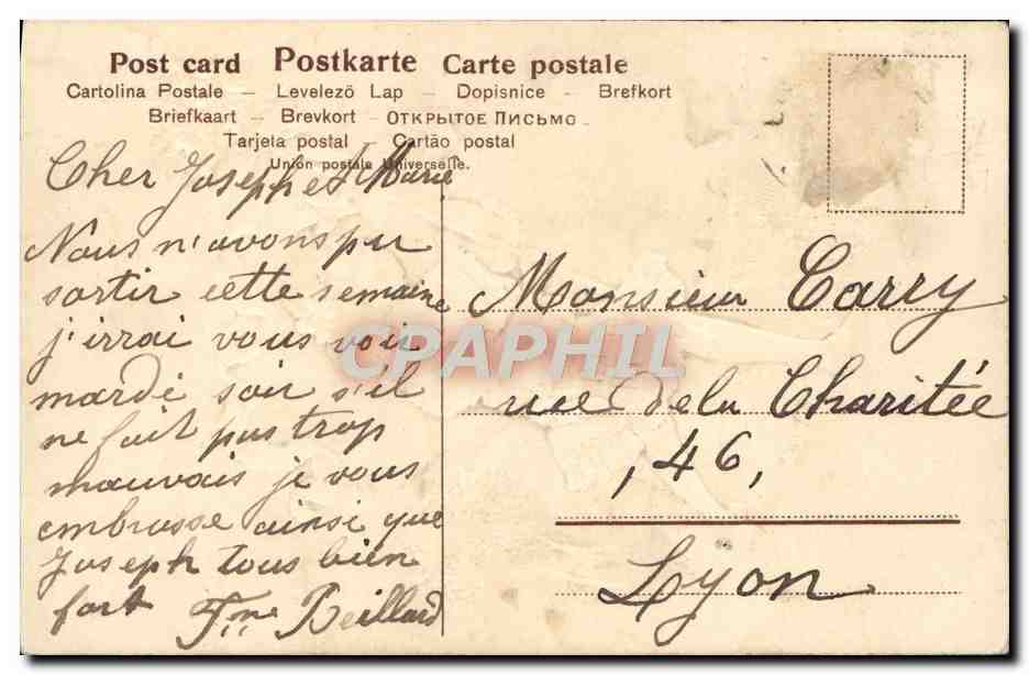 CPA Fantaisie Enfant — Verso