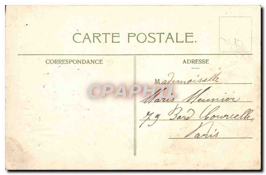 CPA Fantaisie Fleurs Muguet — Verso