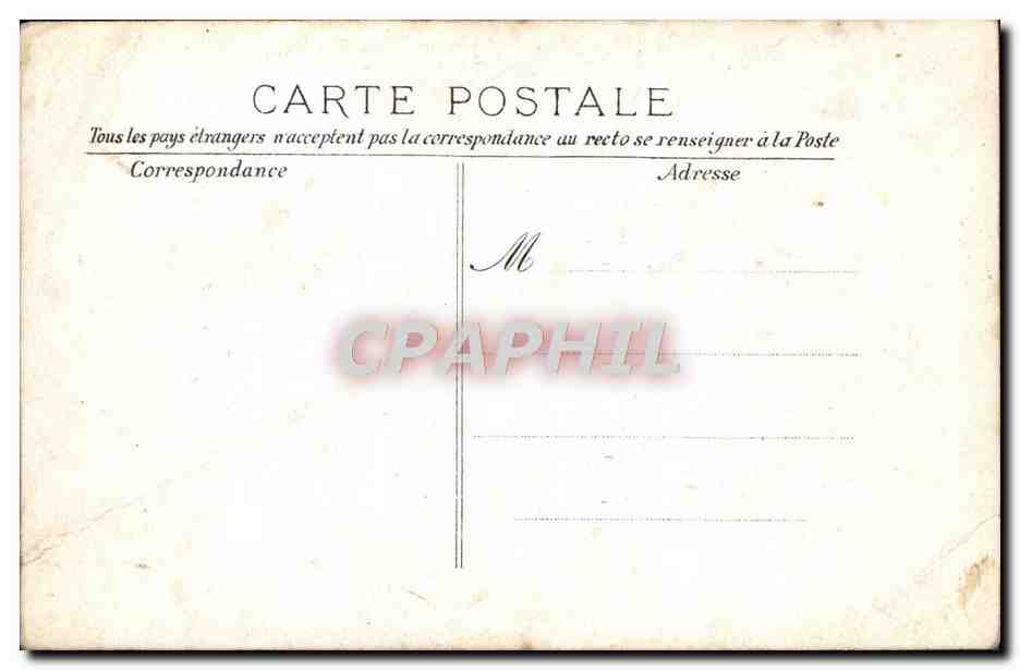 CPA Fantaisie Femme — Verso