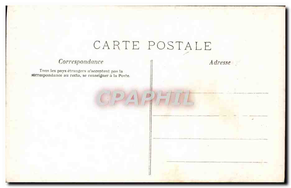 CPA Fantaisie Femme — Rückseite