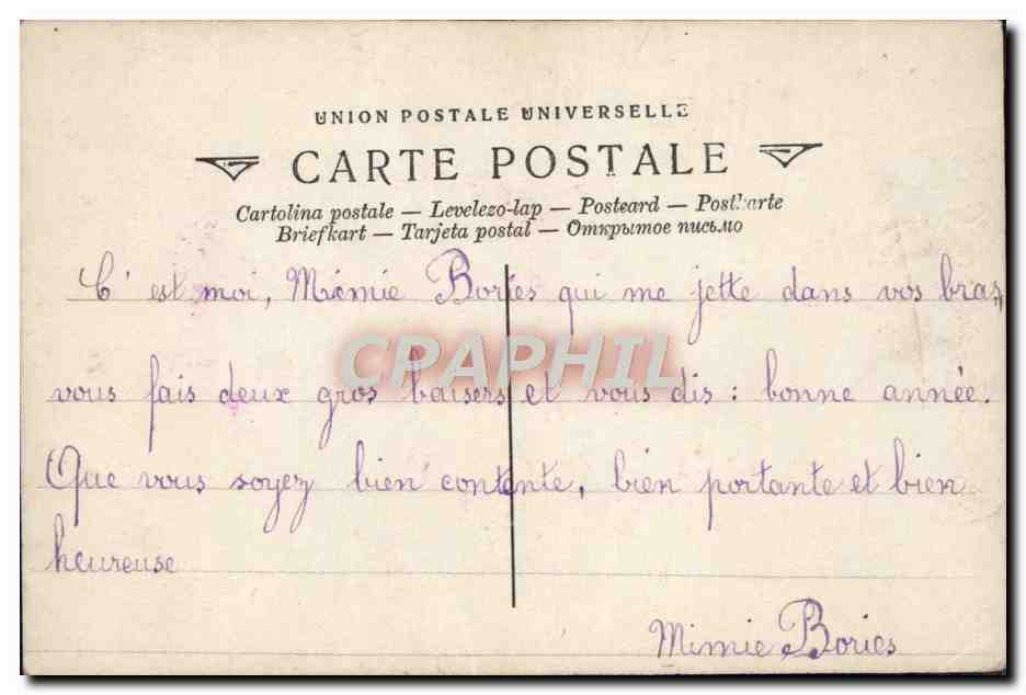 CPA Fantaisie Enfant — Rückseite
